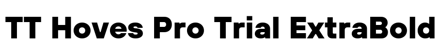 TT Hoves Pro Trial ExtraBold
