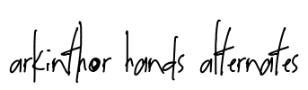 Arkinthor Hands Alternates