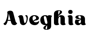 Aveghia Font Image