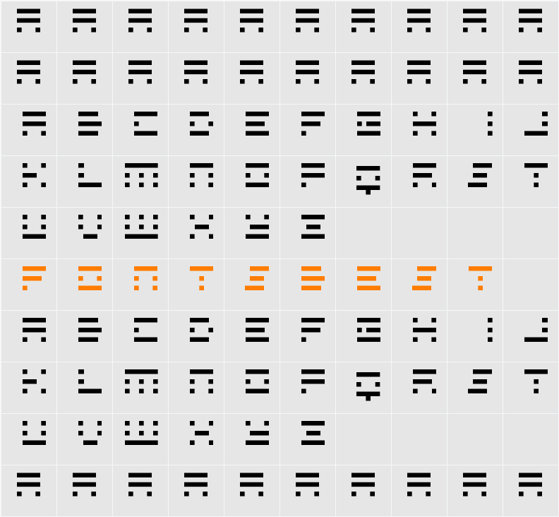 Assys Character Map