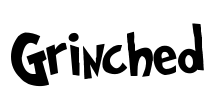 Grinched Font Image