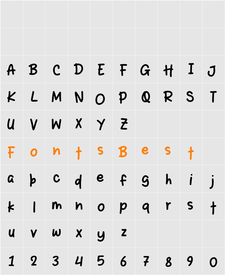 Idealy Character Map