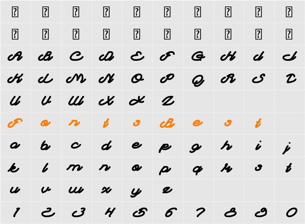 Autopilot Character Map