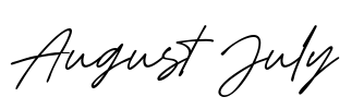 August July Font Image
