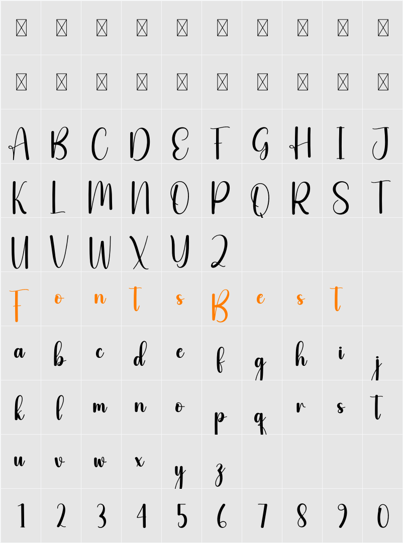 Groovy Spooky Character Map
