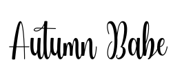 Autumn Babe Font Image