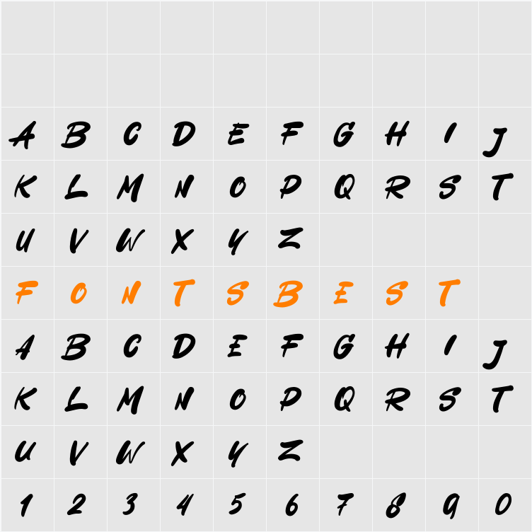 Autodex Character Map