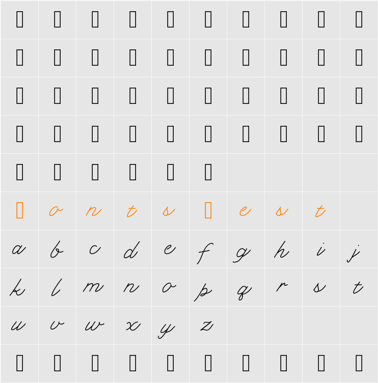 KLCupid Character Map