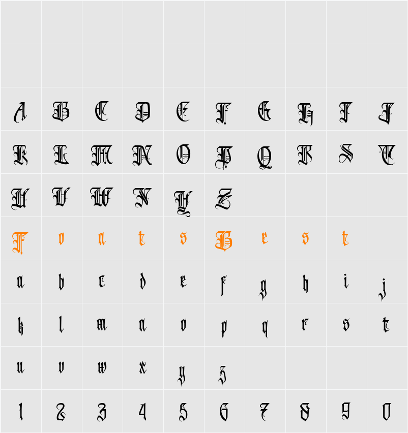 Avertastevia PERSONAL USE ONLY Character Map