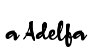 a Adelfa Font Image