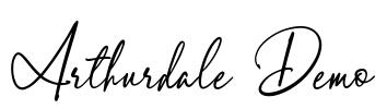 Arthurdale Demo Font Image