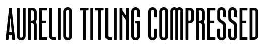 Aurelio Titling Compressed