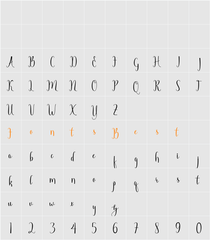 azelia free Character Map
