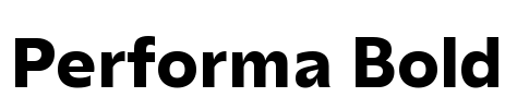 Performa Bold