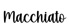 Macchiato Font Image