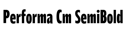 Performa Cm SemiBold