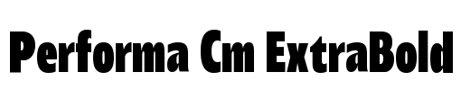 Performa Cm ExtraBold