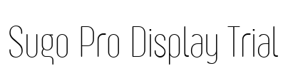 Sugo Pro Display Trial