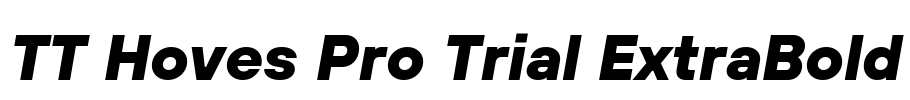 TT Hoves Pro Trial ExtraBold
