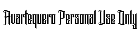 Avartequero Personal Use Only