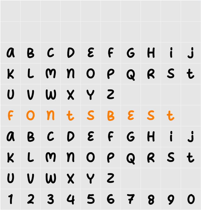 Circle Cake Character Map