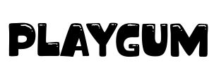 Playgum Font Image