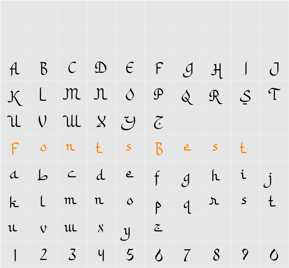 Khodijah Free Character Map