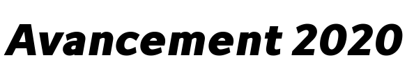 Avancement 2020