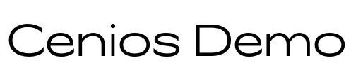 Cenios Demo Font Image