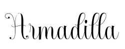 Armadilla Font Image