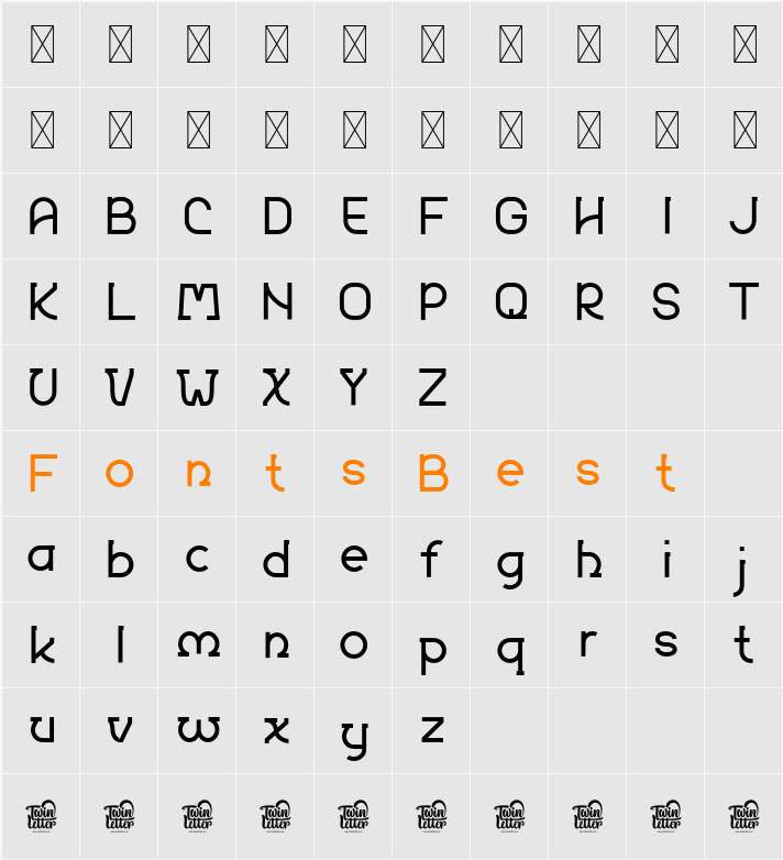 Remhu Character Map