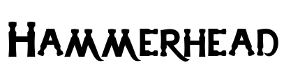 Hammerhead Font Image