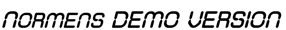 Normens DEMO VERSION