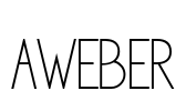 Aweber Font Image
