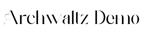 Archwaltz Demo