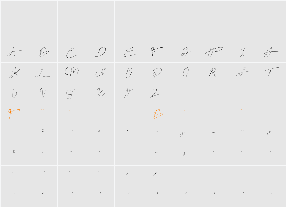Ocean Vinley Demo Character Map