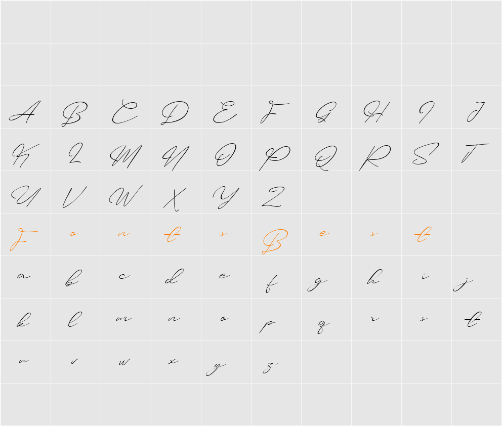 Hello Santuy Character Map