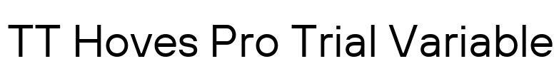 TT Hoves Pro Trial Variable