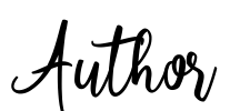 Author Font Image