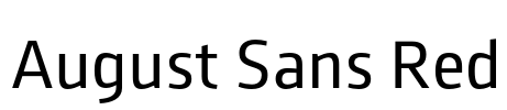 August Sans Red