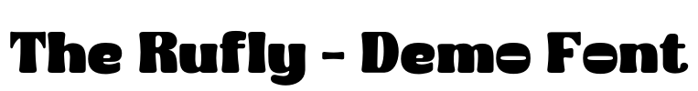 The Rufly - Demo Font