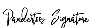 Pandertoos Signature