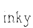 inky Font Image