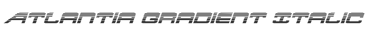 Atlantia Gradient Italic