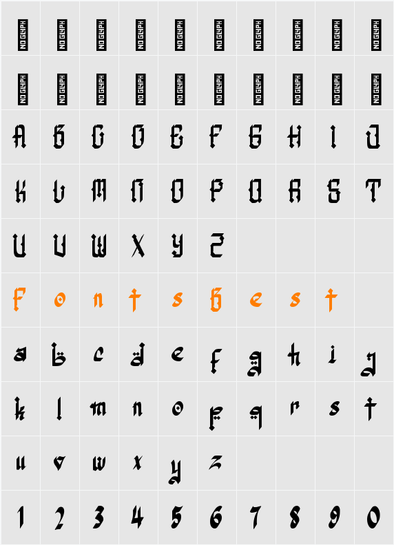Assyam Character Map