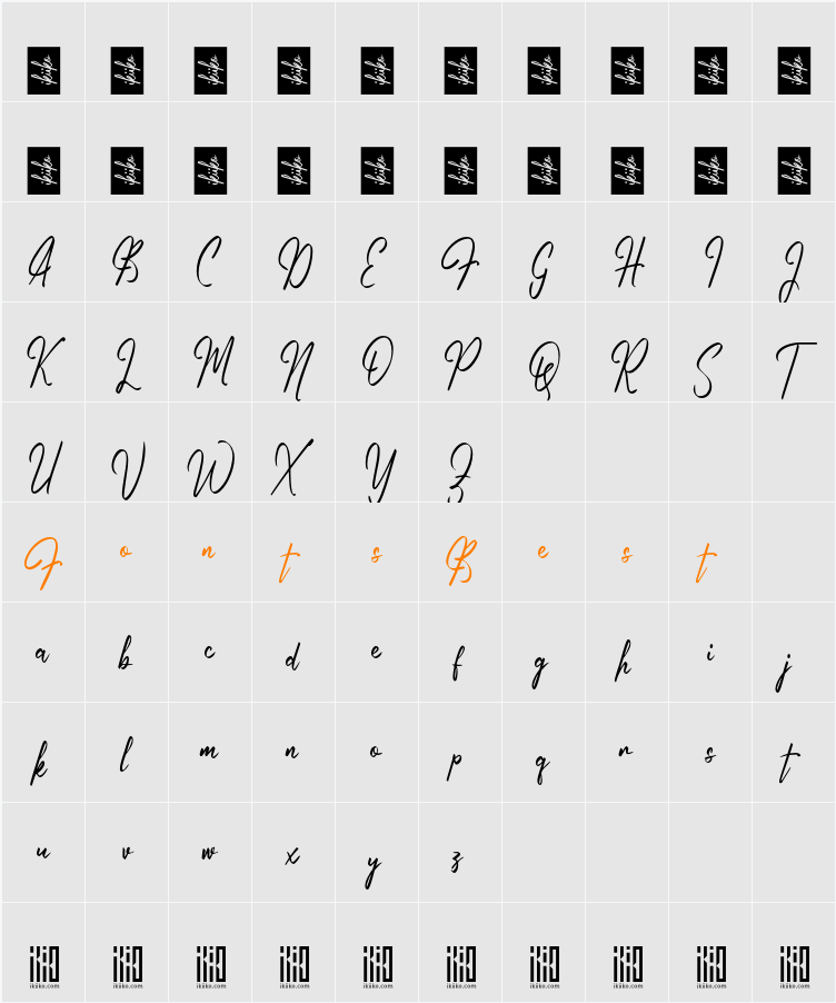 Autumn Field Character Map