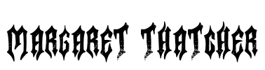 Margaret Thatcher