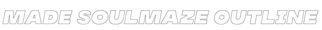 MADE Soulmaze Outline