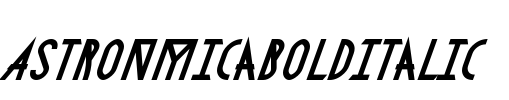 AstronmicaBoldItalic