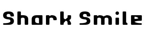 Shark Smile Font Image